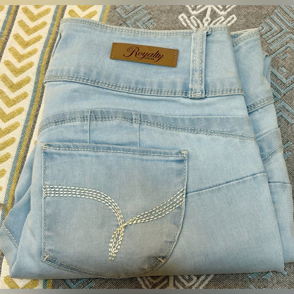 Royalty For Me Sky Blue Women's Jeans